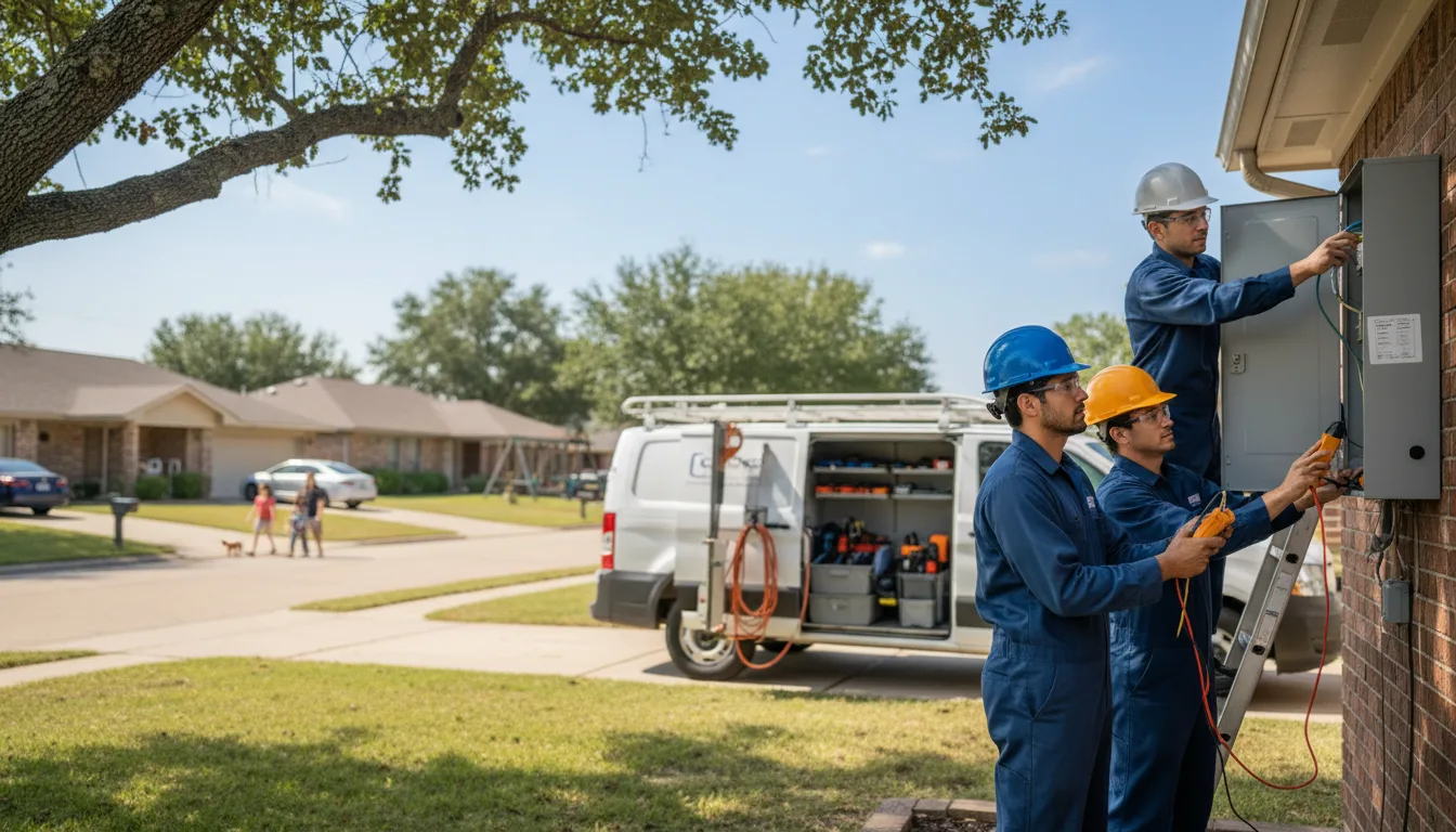 Certified electrician providing emergency electrical services in Lynchburg, MO